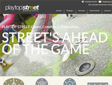 Tablet Screenshot of playtopstreet.com